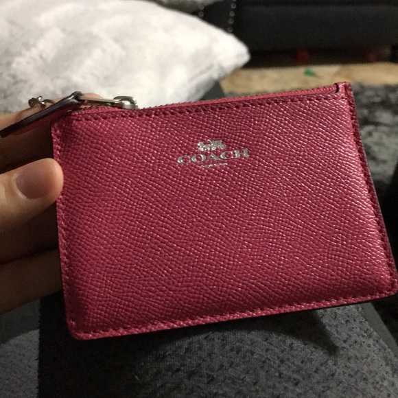 coach mini id wallet